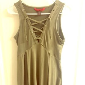 Olive Green soft dress, perfect for summer